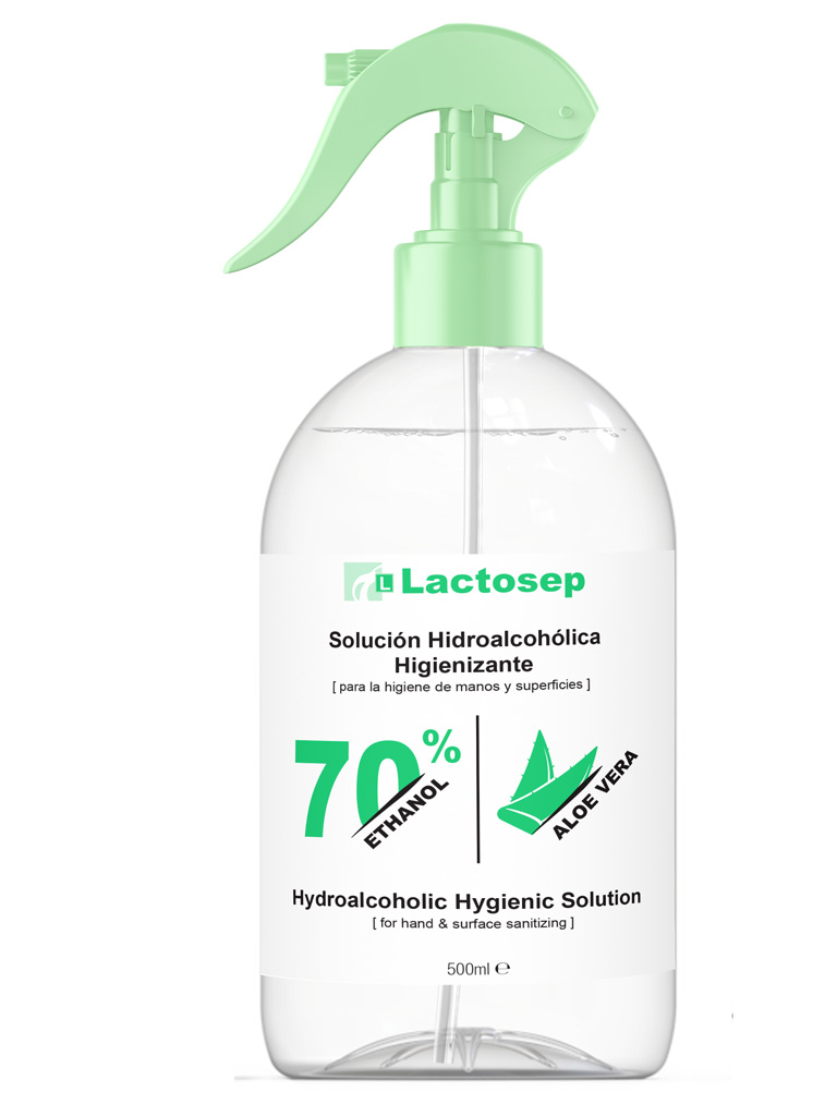 Lactosep Solución Hidroalcohólica Higienizante 500ml